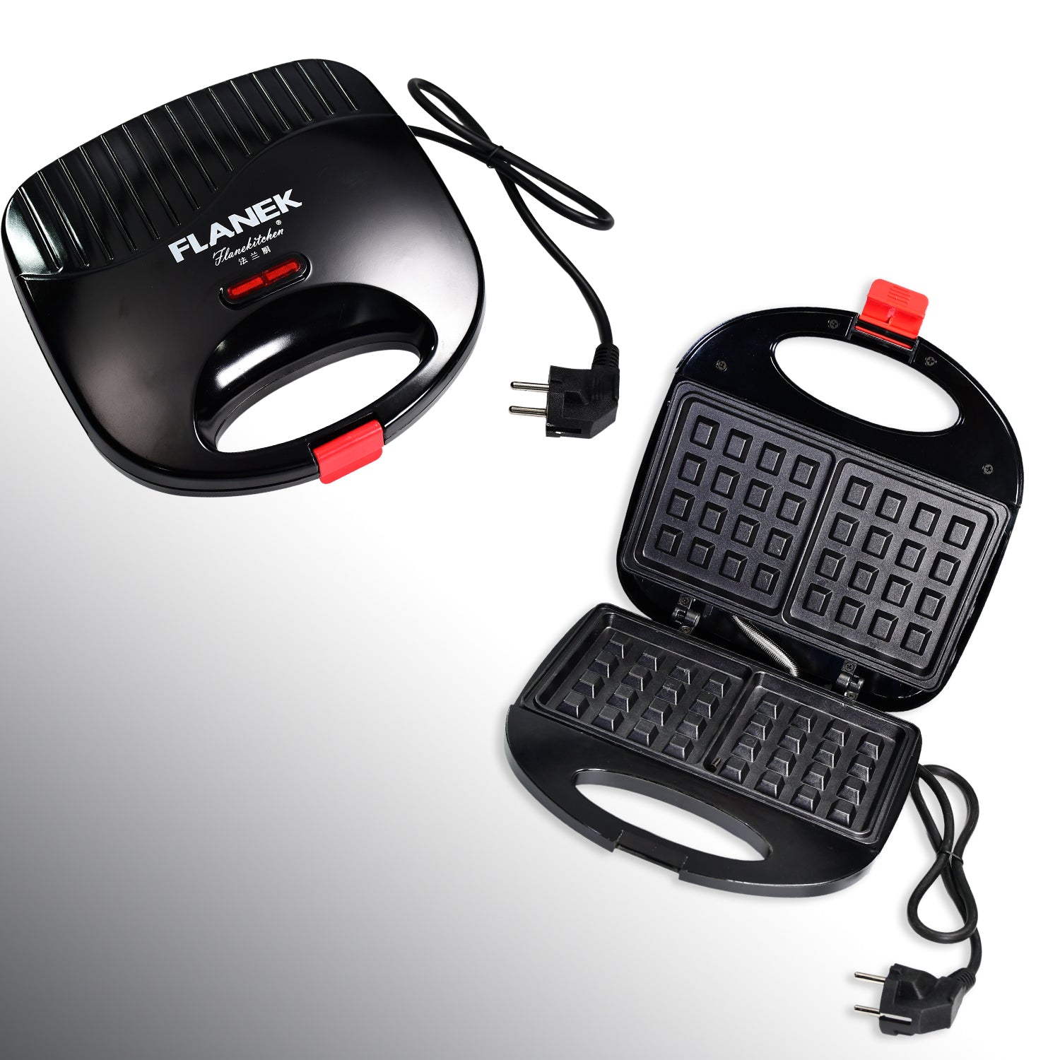 2817 Waffle Maker, Makes 2 Square Shape Waffles| Non-Stick Plates| Easy to Use with Indicator Lights DeoDap 2817 Waffle Maker, Makes 2 Square Shape Waffles| Non-Stick Plates| Easy to Use with Indicator Lights DeoDap